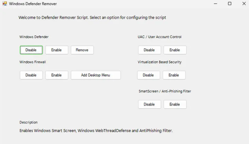 Defender Remover 删除Windows 嵌入式防病毒软件的软件-oserp