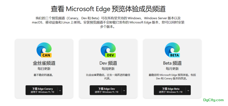适用于 Windows 的 Microsoft Edge Canary-oserp