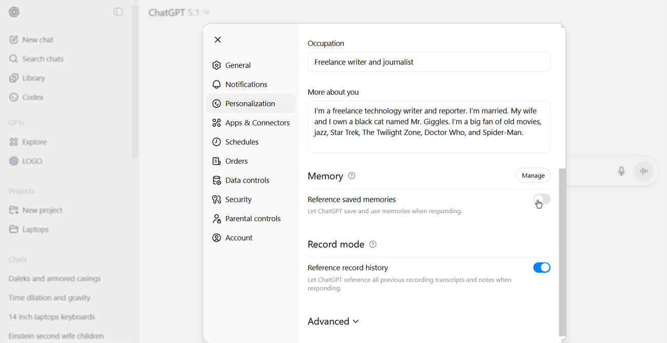 图片[6]-防止 ChatGPT 了解个人太多隐私信息的 8 个技巧-oserp